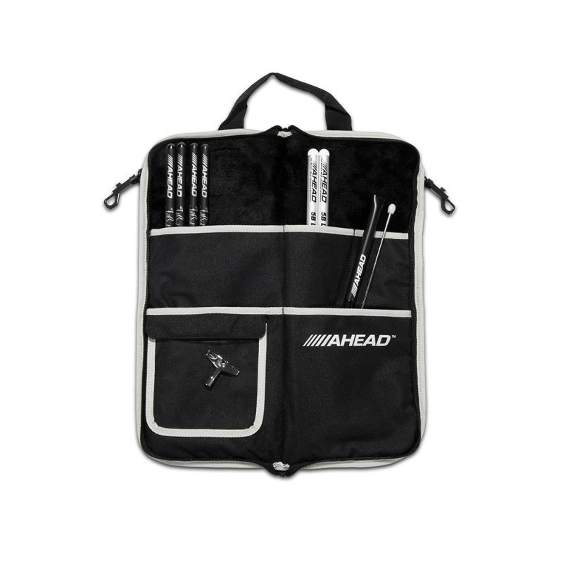 AHEAD AHE-SB2 Sac Baguettes Pro Noir / Gris - Fourrure Interieure