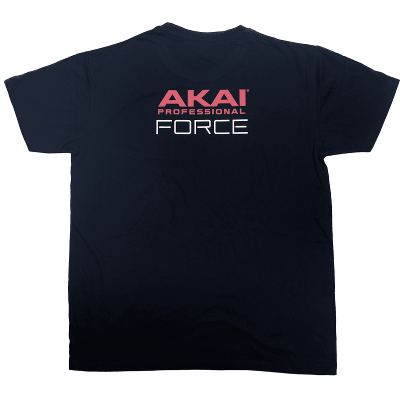 AKAI  TSHIRT-FORCE-M t-shirt noir akai professional force - taille m