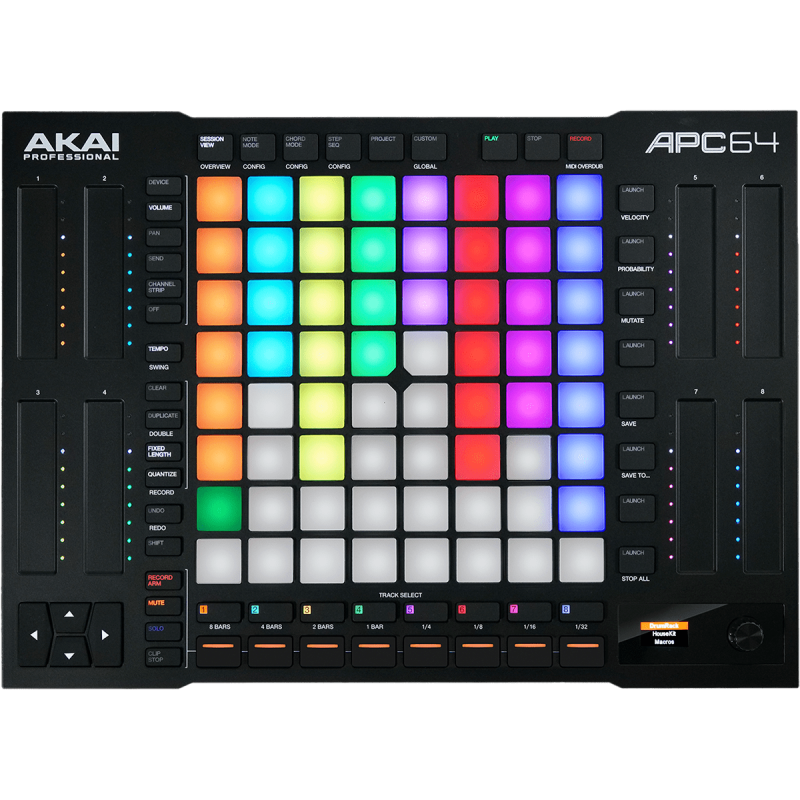 AKAI APC64 contrôleur ableton 8x8 pads 8 bandes tactiles cv/gate