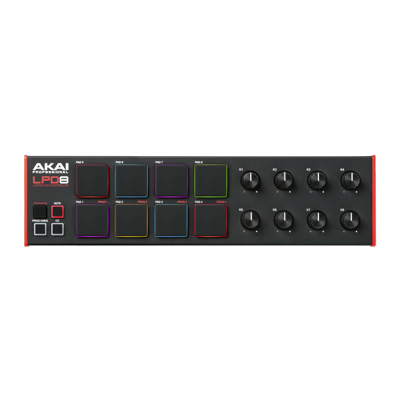 AKAI LPD8MK2 contrôleur usb midi 8 pads 8 potentiomètres