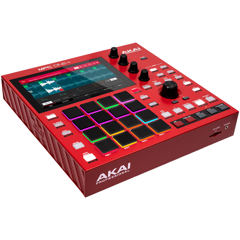 AKAI MPC-ONE+ station de production autonome desktop rouge