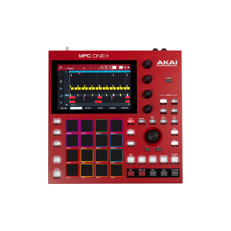 AKAI MPC-ONE+ station de production autonome desktop rouge