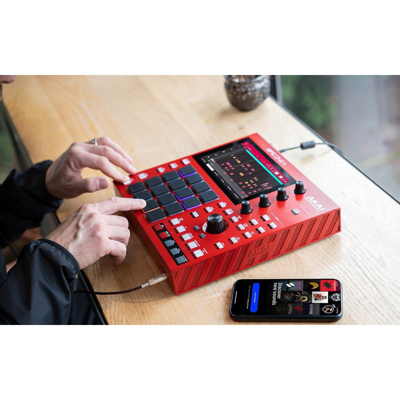 AKAI MPC-ONE+ station de production autonome desktop rouge
