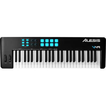 ALESIS V49MKII clavier-maître usb midi 49 notes 8 pads 4 potentiomètres arpégiateur