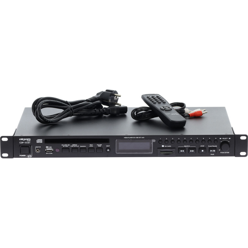 ALGAM AUDIO CDP100-BT lecteur cd/sd/sans fil rackable