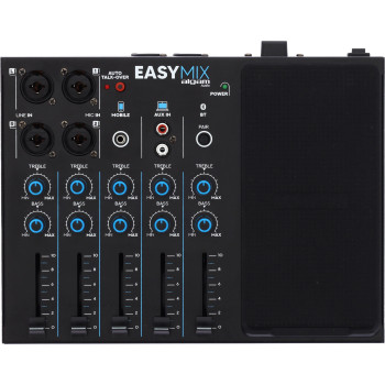 ALGAM AUDIO EASYMIX console de mixage 5 canaux sans fil talkover