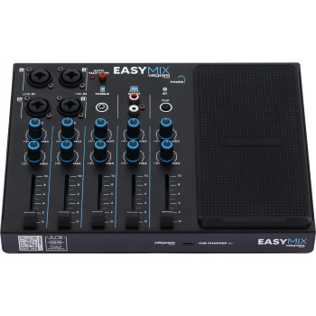 ALGAM AUDIO EASYMIX console de mixage 5 canaux sans fil talkover