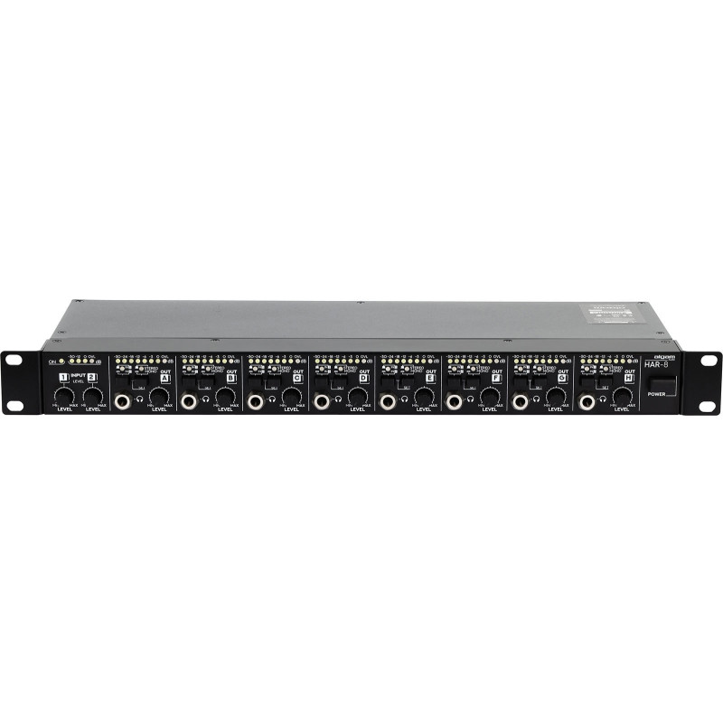 ALGAM AUDIO HAR-8 amplificateur de casque 8 voies rackable