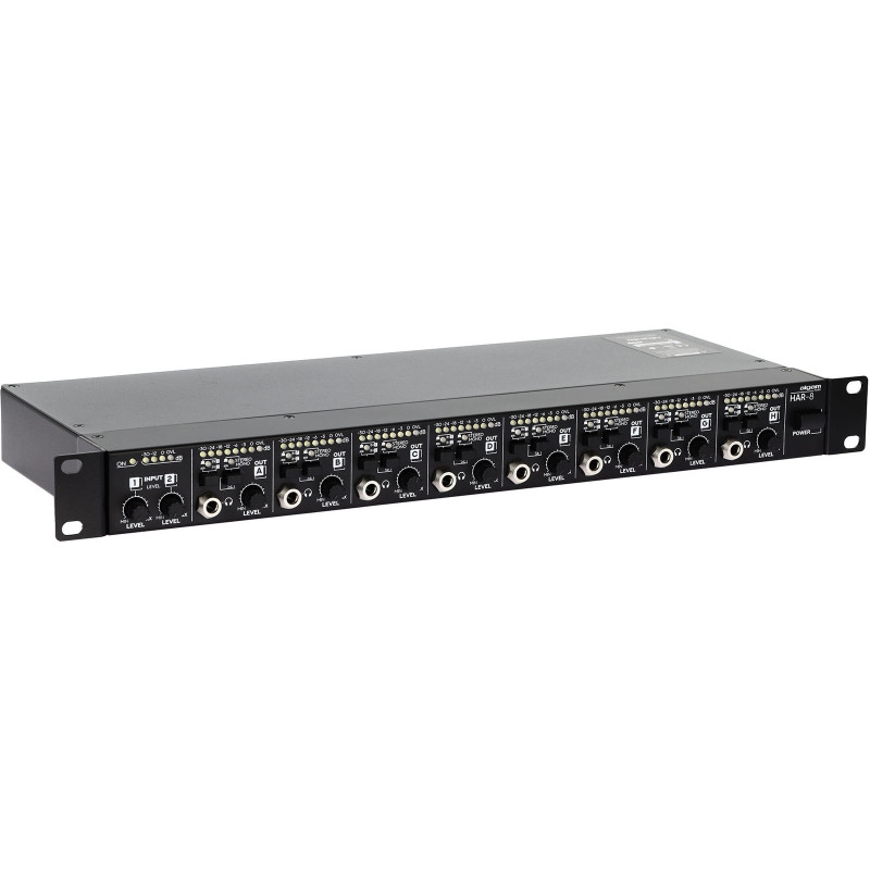 ALGAM AUDIO HAR-8 amplificateur de casque 8 voies rackable