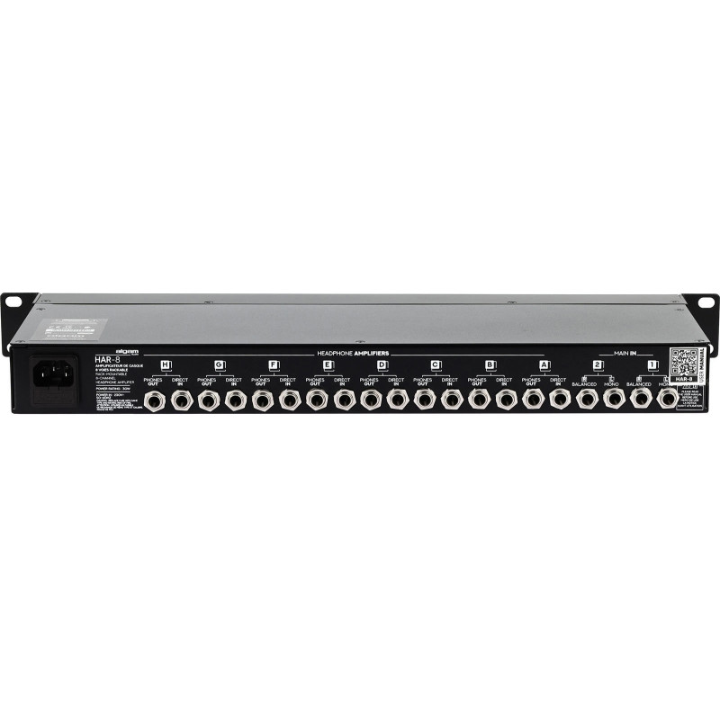 ALGAM AUDIO HAR-8 amplificateur de casque 8 voies rackable