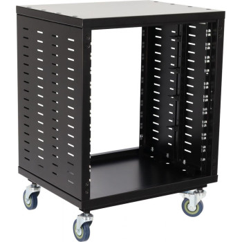 ALGAM AUDIO IR-12G Rack de studio 12U avec roulettes