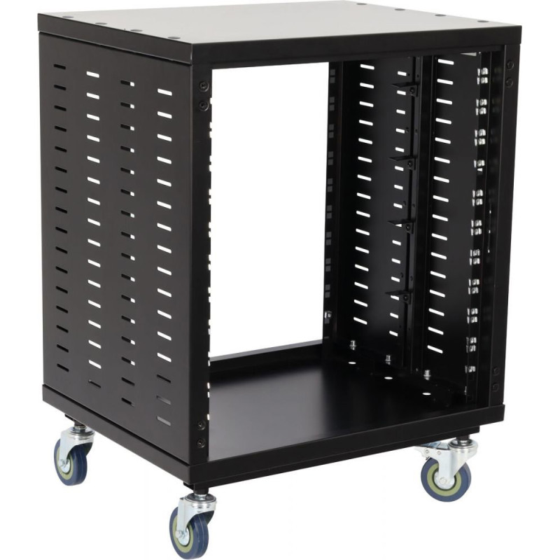 ALGAM AUDIO IR-12G Rack de studio 12U avec roulettes
