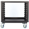 ALGAM AUDIO IR-8G Rack de studio 8U avec roulettes