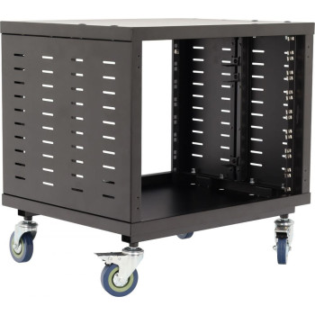 ALGAM AUDIO IR-8G Rack de studio 8U avec roulettes