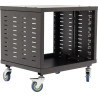 ALGAM AUDIO IR-8G Rack de studio 8U avec roulettes