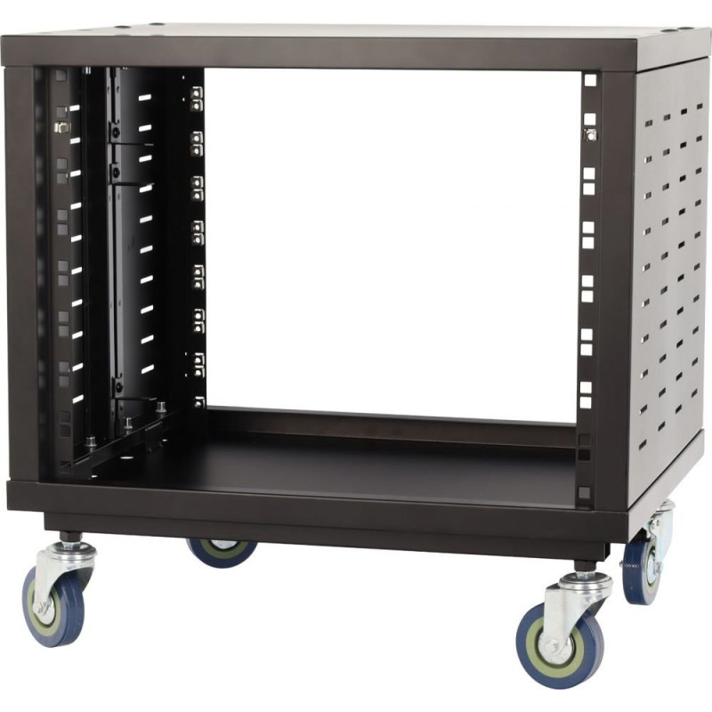 ALGAM AUDIO IR-8G Rack de studio 8U avec roulettes
