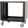 ALGAM AUDIO IR-8G Rack de studio 8U avec roulettes