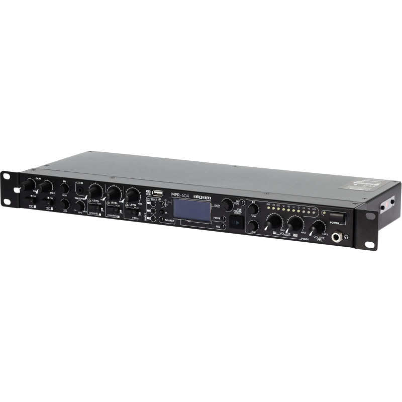 ALGAM AUDIO MPR-604 préampli/mixeur 6 entrées usb fm rackable