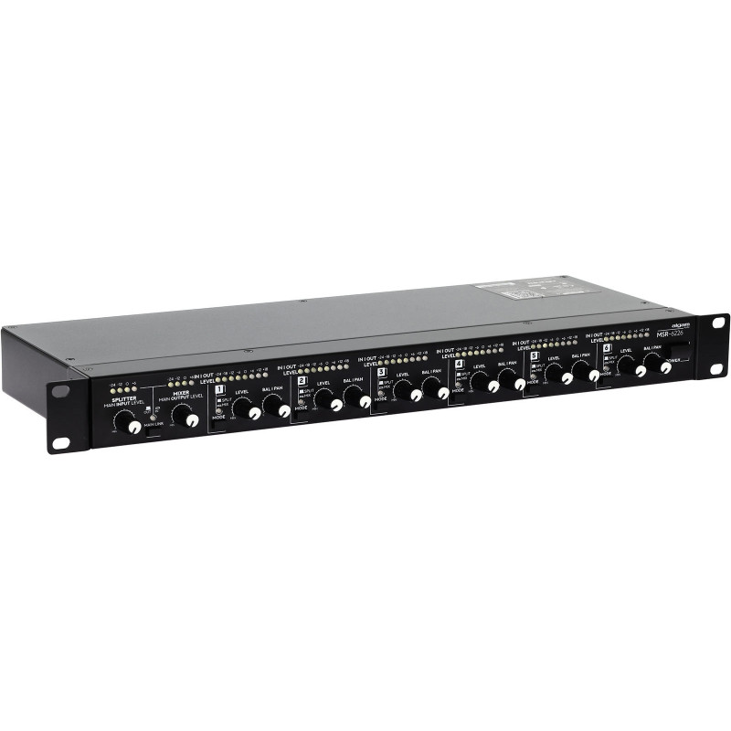 ALGAM AUDIO MSR-6226 mixeur 6-en-2 / splitter 2-en-6 rackable
