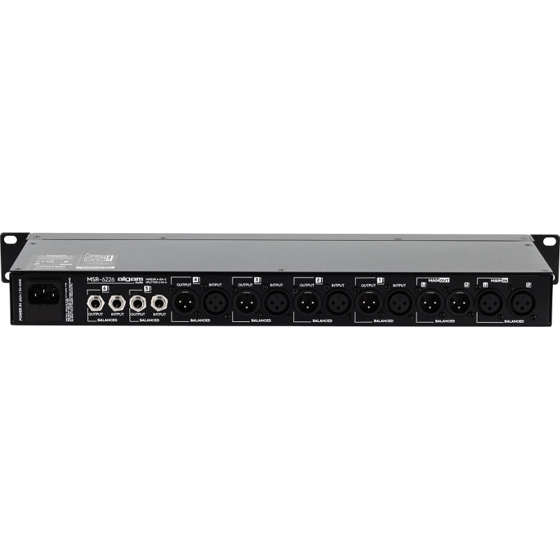 ALGAM AUDIO MSR-6226 mixeur 6-en-2 / splitter 2-en-6 rackable