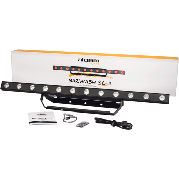 ALGAM LIGHTING BARWASH36-II barre led 12 x 3w wash rgb