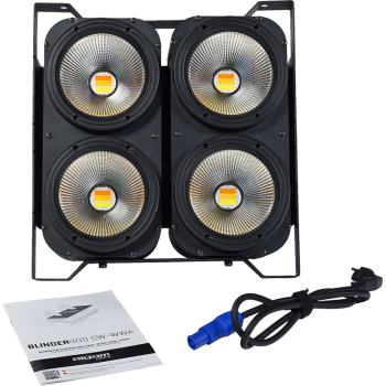 ALGAM LIGHTING BLINDER400CW-WWA blinder led cob 4x 100w blanc chaud/froid