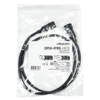 ALGAM LIGHTING DMX-IP65-HEX câble dmx ip65 pour ip par 712 et 1212 hex