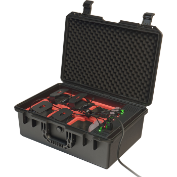 ALGAM LIGHTING EVENT PAR 44IP-X6-CASE malette de transport et recharge pour 6 eventpar44-quad-ip