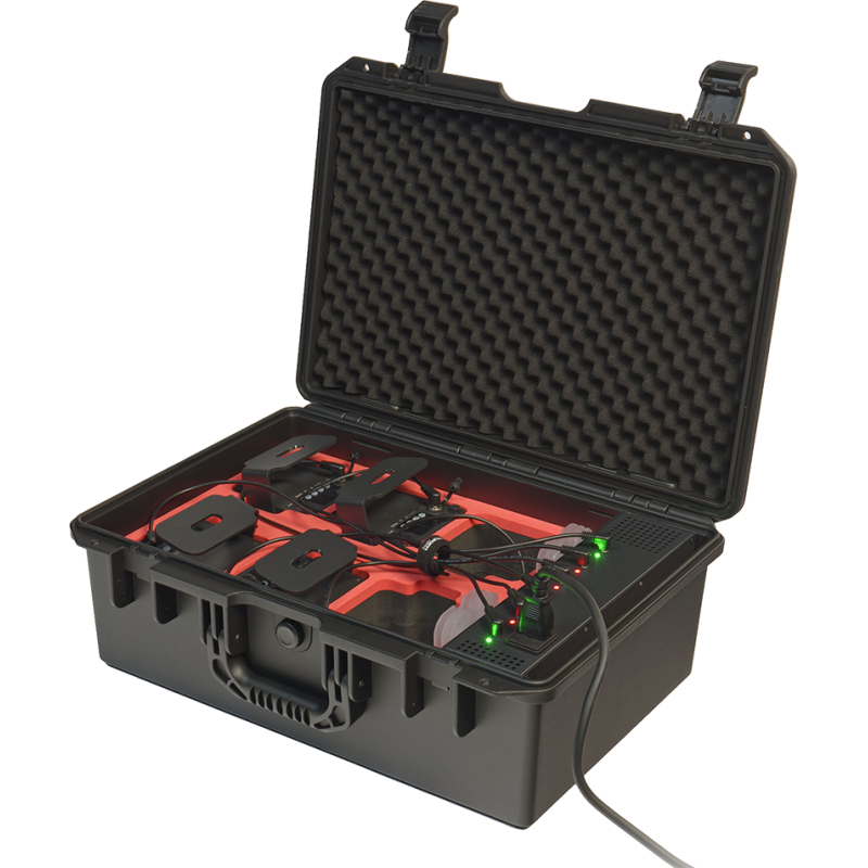 ALGAM LIGHTING EVENT PAR 44IP-X6-CASE malette de transport et recharge pour 6 eventpar44-quad-ip
