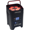 ALGAM LIGHTING EVENTPAR par sur batterie 6 led 12w rgbwauv ir et dmx sans-fil