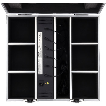 ALGAM LIGHTING EVENTPAR412-612-FC flight case pour 6 eventpar 412 hex ip avec chargeur