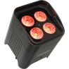 ALGAM LIGHTING EVENTPAR412-HEX-IP par sur batterie 4 led 12w rgbwa+uv ip65
