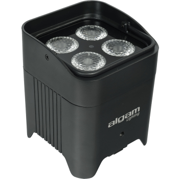 ALGAM LIGHTING EVENTPAR412-HEX-IP par sur batterie 4 led 12w rgbwa+uv ip65