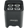 ALGAM LIGHTING EVENTPAR412-HEX-IP par sur batterie 4 led 12w rgbwa+uv ip65