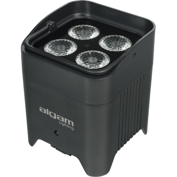 ALGAM LIGHTING EVENTPAR412-HEX-IP par sur batterie 4 led 12w rgbwa+uv ip65