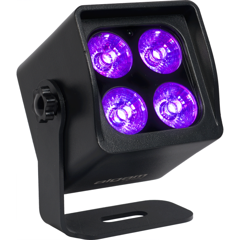 ALGAM LIGHTING EVENTPAR44-QUAD-IP par sur batterie 4 led 4w rgb+ww ir dmx sans fil ip65