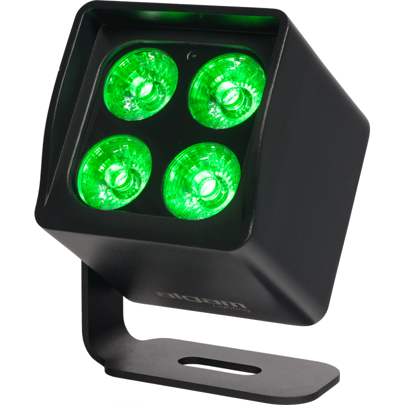 ALGAM LIGHTING EVENTPAR44-QUAD-IP par sur batterie 4 led 4w rgb+ww ir dmx sans fil ip65