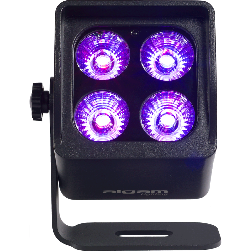 ALGAM LIGHTING EVENTPAR44-QUAD-IP par sur batterie 4 led 4w rgb+ww ir dmx sans fil ip65