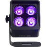 ALGAM LIGHTING EVENTPAR44-QUAD-IP par sur batterie 4 led 4w rgb+ww ir dmx sans fil ip65