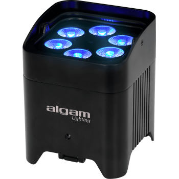 ALGAM LIGHTING EVENTPAR612-HEX-IP par sur batterie 6 led 12w rgbwa+uv ip65 ir dmx sans fil