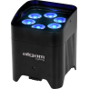 ALGAM LIGHTING EVENTPAR612-HEX-IP par sur batterie 6 led 12w rgbwa+uv ip65 ir dmx sans fil