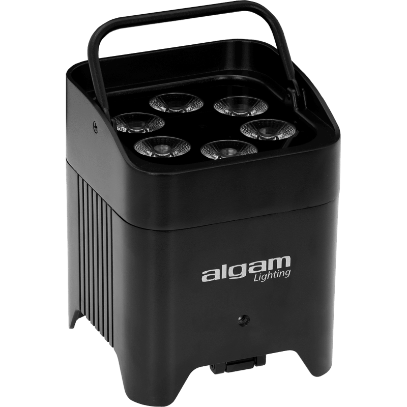 ALGAM LIGHTING EVENTPAR612-HEX-IP par sur batterie 6 led 12w rgbwa+uv ip65 ir dmx sans fil