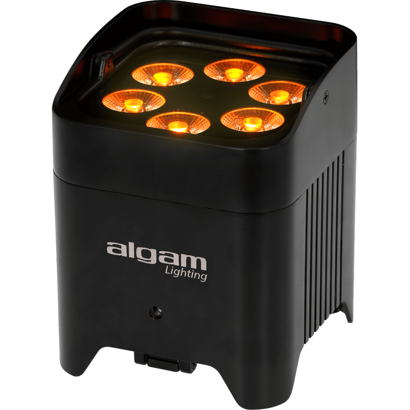 ALGAM LIGHTING EVENTPAR612-HEX-IP par sur batterie 6 led 12w rgbwa+uv ip65 ir dmx sans fil