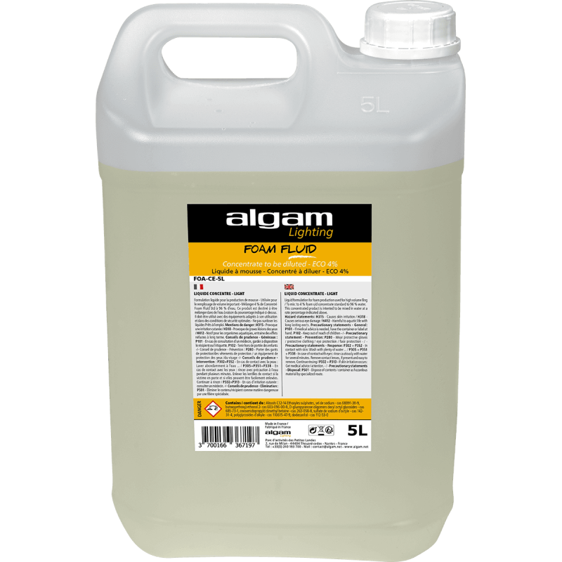 ALGAM LIGHTING FOA-CE-5L liquide mousse concentré eco 5l