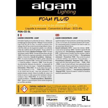 ALGAM LIGHTING FOA-CE-5L liquide mousse concentré eco 5l