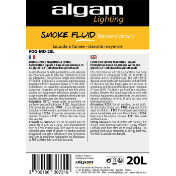 ALGAM LIGHTING FOG-MD-20L liquide fumée densité moyenne 20l
