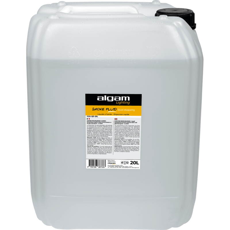ALGAM LIGHTING FOG-QD-20L liquide fumée dispersion rapide 20l