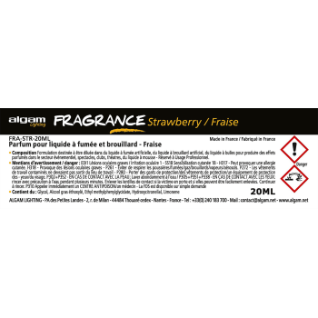 ALGAM LIGHTING FRA-STR-20ML parfum fumée-brouillard fraise 20ml