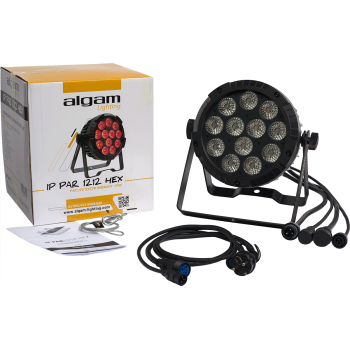ALGAM LIGHTING IP-PAR-1212-HEX par led ip65 - 12 x 12w hex