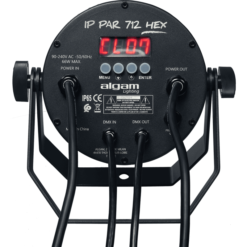 ALGAM LIGHTING IP-PAR-712-HEX par led ip65 - 7 x 12w hex